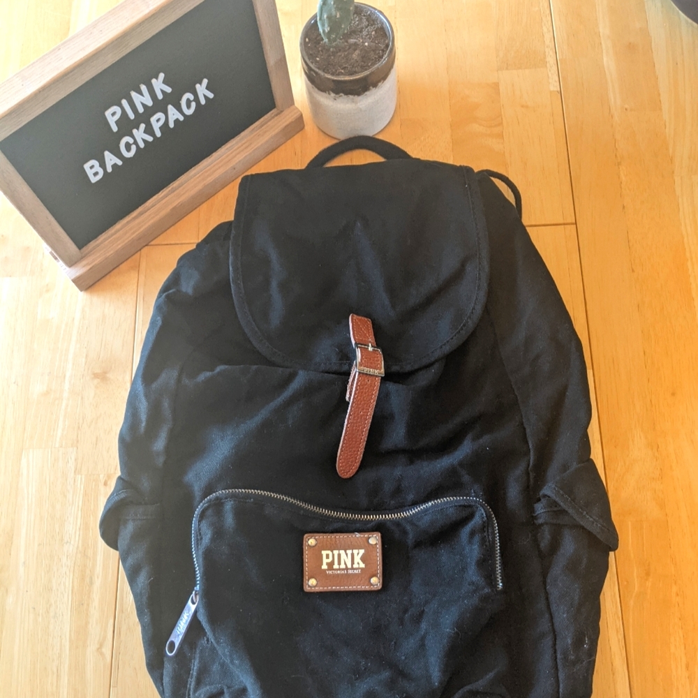 ❤️2/$20❤️ PINK Canvas Backpack